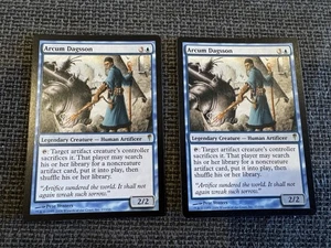 MTG Arcum Dagsson Coldsnap Regular Card X 2 - Picture 1 of 6