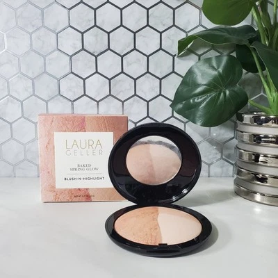 Laura Geller Baked Spring Glow Blush N Highlight .71 oz - Image 1 of 4