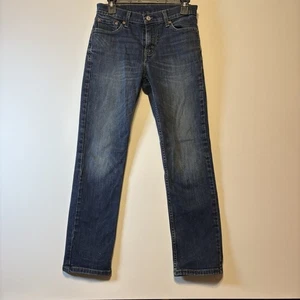 Levis 511 Jeans Mens 29x30 Blue Slim Straight Low Rise Dark Wash Stretch Faded - Picture 1 of 10