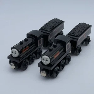 Thomas Wooden Railway Donald Douglas 2003 Scottish Twins Vintage Engine Train - Picture 1 of 15