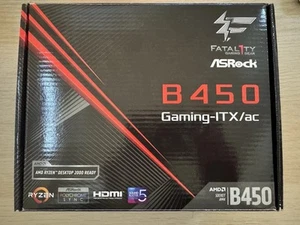 ASRock B450 Gaming-ITX/AC AM4, AMD Motherboard (90-MXB870-A0UAYZ) - Photo 1/4
