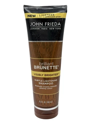John Frieda Brilliant Brunette Subtle Lightening Shampoo ~ Full Size 8.3 fl oz - Image 1 of 4