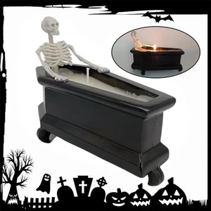 Halloween Weihnachten Milchbad SkelettKerze Realistische Skelettform Z9R5 - Bild 1 von 16