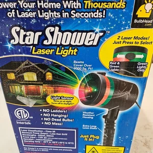 Zwei (2) Star Shower Laserleuchten - Bild 1 von 9