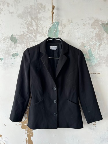 Giacca blazer Dior uniforme nera taglia us2 uk6