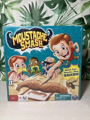 Moustache Smash Board Game by Spin Master Children ages 7+   (NEW & SEALED) - Image 1 of 4