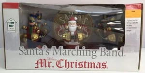 Mr. Christmas Santa's Marching Band - Spielzeugsoldat animiert / musikalische Glocken NEU - Bild 1 von 7