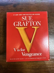 V Is for Vengeance by Sue Grafton Kinsey Millhone Series Unabridged CD Audiobook - Picture 1 of 2