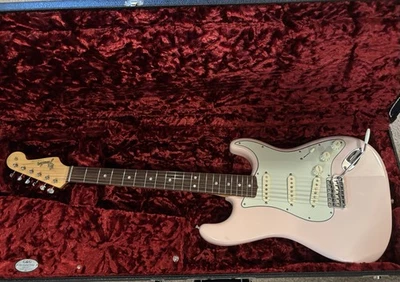2021 Fender American Original ‘65 Stratocaster 7.7lb Shell Pink AVRI USA - Image 1 of 4