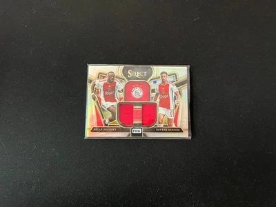2023-24 Panini Select FIFA Soccer Dual Swatche #5 Brian Brobbey/Devyne Rensch -2 - Image 1 of 2