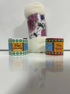 set 2 tiger balm thailandia piu sciarpa thailandese 100% cotone - Imagen 1 de 1
