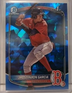 2025 Bowman Sapphire Jhostynxon Garcia Chrome 1st #BCP-43 Red Sox - Bild 1 von 4