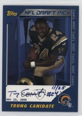 2000 Topps Rookie Premiere Auto /25 Trung Canidate #TC Auto RC - Image 1 of 2