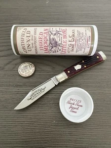 GEC #94 Liberty Black Plum Jigged Bone Northfield 941125 Great Eastern Cutlery - Picture 1 of 9