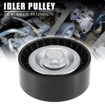 6512000270 Accessory Drive Belt Idler Pulley Deflection Guide Pulley for Benz  - Image 1 of 4