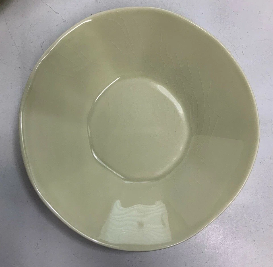 Tag Light Green Round-ish Bowl Microwave Dishwasher Safe PreownedKitchen - Image 1 of 4