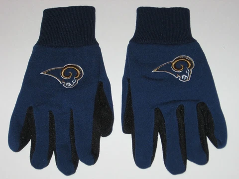 St. Louis Rams Team Logo Sports Utility Gloves (with No-Slip PVC Grip) FREE S&H! Cover