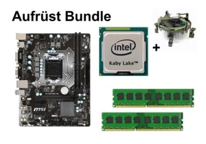 Pack mise à niveau - MSI H110M Pro-VD + Intel Core i5-7600K + 4 Go RAM #111021 - Photo 1/4