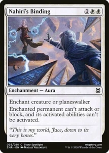 NAHIRI'S BINDING X 4 N/M ZENDIKAR RISING MAGIC THE GATHERING - Picture 1 of 1