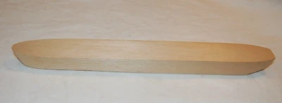 VINTAGE 1946 MONOGRAM AIRCRAFT CARRIER SHANGRI-LA BALSA KIT B5 CARVED HULL - Image 1 of 4