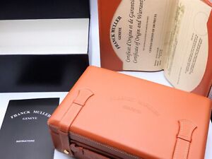 Franck Muller Casablanca Watch Storage W/ Box Case Empty Auth Certificate Case