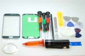 Samsung S6 Edge Set di riparazione vetro schermo nero, colla, cacciaviti, STRUMENTI DI QUALITÀ - Foto 1 di 1