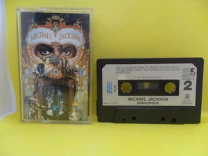 MICHAEL JACKSON DANGEROUS MUSICASSETTA ORIGINALE NASTRO AL CROMO - Foto 1 di 1