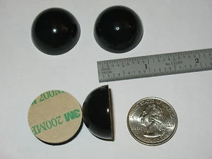 1in 1" HEMISPHERE Genuine Sorbothane® 4 x 25mm ISOLATION PODS DOMES FEET HI-FI  - Foto 1 di 2