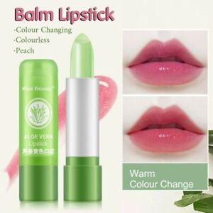 Aloe Vera Lip Colour Changing Lipstick Long Lasting Moisturizing Natural Balm AU