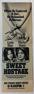 1975 ABC tv movie ad ~ SWEET HOSTAGE ~ Linda Blair, Martin Sheen