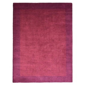Hand Knotted Loom Silk Mix Area Rug Contemporary Red BBH Homes BBLSM201 - Picture 1 of 5