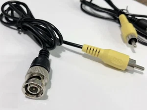 4 PCS BNC to RCA Video Cable Connector for CCTV Camera from DVR to TV NEW - Picture 1 of 1