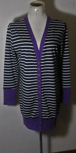 HAUTE Edition Blue Tunic Cardigan Sweater Women's Size M NWT - Picture 1 of 6