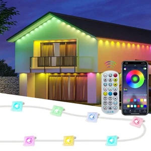Permanent Outdoor Lights,Intelligent RGB+IC Outdoor Lights with a Wide Range ... - Picture 1 of 7