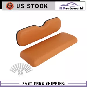 Rear Orange Golf Cart Seat Cushion Set Fit For EZGO TxT,ST,ST Sport,Valor models - Foto 1 di 6