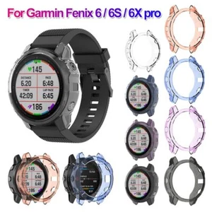 TPU Watch Case Libero Coppia di fotogrammi For Garmin Fenix 6 6S 6X Pro - Zdjęcie 1 z 17