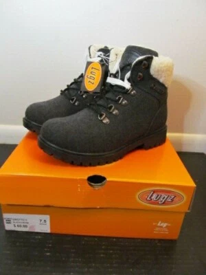 Lugz Womens Grotto II Boot, Black & Cream, Sizes 6.5, 7, 8.5, 10, 11 Medium - Image 1 of 4