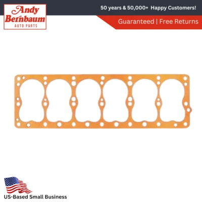 For 1935-1959 Plymouth 6 Cylinder Front Engine Head Copper Gasket. - Image 1 of 3
