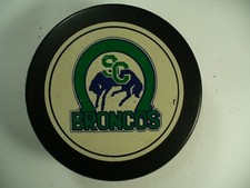 WHL Swift Current Broncos League 25th Anniversary Game Hockey Puck Collect Pucks