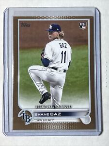 2022 Topps Update Shane Baz RC "Rookie Debut" Gold Parallel /2022