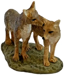Kojoten Thomas Kinkade Hawthorne Dorf Arche Noah Miniatur 2008 Noah Tiere - Bild 1 von 9