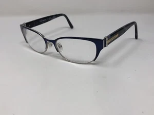 TORY BURCH TY1045 3127 Eyeglasses Frame 52-16-135 Navy Blue/Silver Split RT55 - Picture 1 of 8