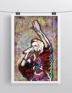 THE CRANBERRIES Art Dolores O'Riordan 24x36in Tribute Print Cranberries Artwork - Picture 1 of 5