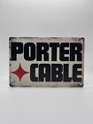 Blechschild Porter Cable  20x30cm Nostalgie Retro Reklame Vintage Werkzeug Neu