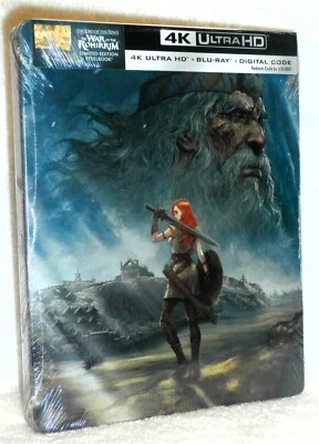 The Lord of the Rings: The War of the Rohirrim (4K/Blu-ray, 2025, STEELBOOK) NEW - Image 1 of 4