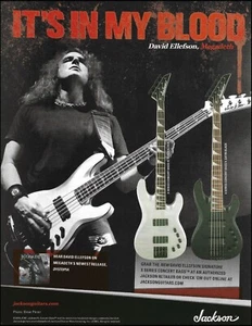 Megadeth David Ellefson Signature Jackson X Series Concert Bass 2016 guitar ad - Bild 1 von 3