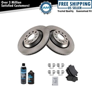Rear Ceramic Brake Pad & Rotor Kit w/Fluids for VW Passat CC - Picture 1 of 5