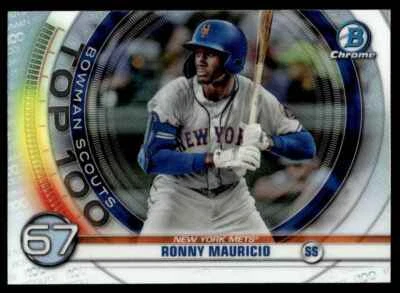 2020 Bowman Scouts Top 100 Ronny Mauricio #BTP-67 - Image 1 of 2