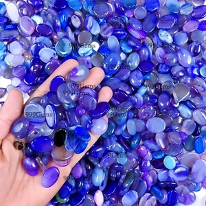 50 Pcs Bulk Natural AAA purple Onyx Mix Shape Cabochon Gemstone Lot 10-20 mm - Picture 1 of 14