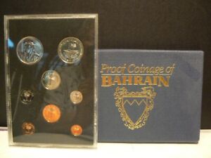 1965-69 Bahrain 8 Coin Proof Set w/ Cover